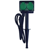 Entac Μπαλαντέζα Κήπου με 2 Σούκο IP44 1.5m